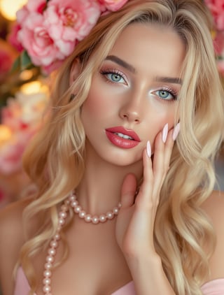 Glamour Portrait of Blonde Woman
