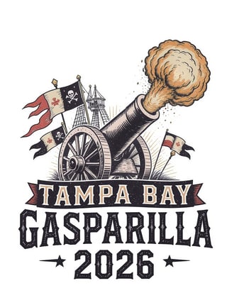 Retro Tampa Bay Gasparilla 2026