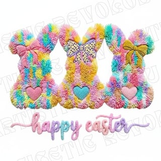 Cute Fluffy Easter Bunny Decorations