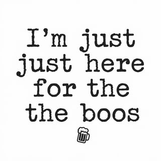 Here for the Boos