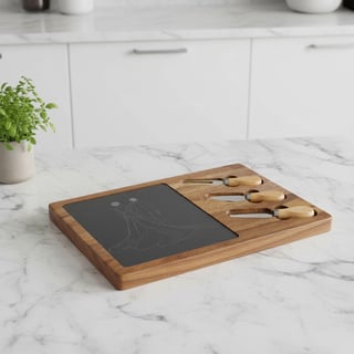 Charcuterie Board on Marble Countertop