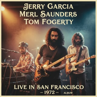 Vintage 1970s Concert Poster Cover