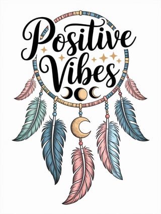 Boho Dreamcatcher Illustration