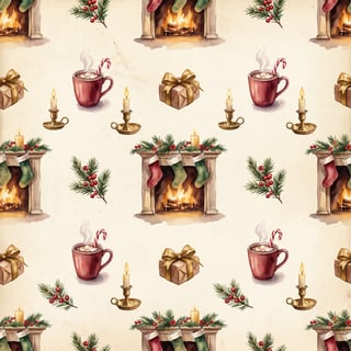 Cozy Nostalgic Christmas Morning Pattern