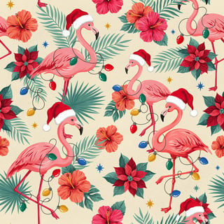 Vintage Florida Flamingo Tumbler Wrap