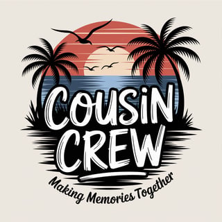 Beach Cousin Crew T-shirt Design