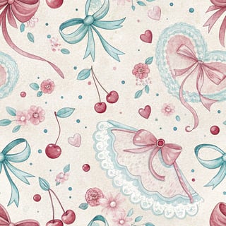 Pastel Balletcore Seamless Pattern