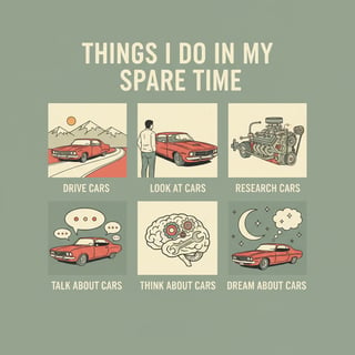 Vintage Retro Automotive & Farm Humor Designs
