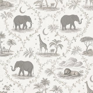 Twilight Safari Toile Pattern