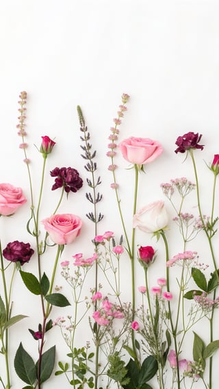 Vivid Wildflowers Illustration