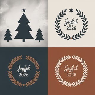 Minimalist Holiday Design with Natural Textures