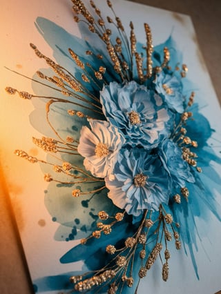 Abstract Floral Watercolor Art