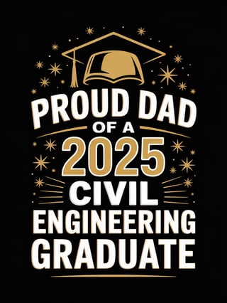 Proud Dad 2025 Graduate Design