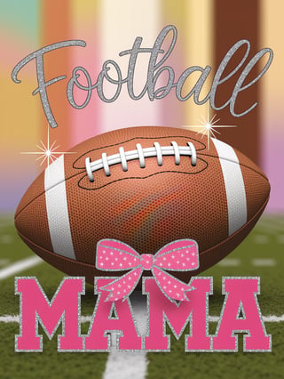 Realistic American Football Graphic Design