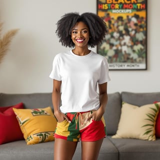 Black Woman in Stylish Cultural Attire