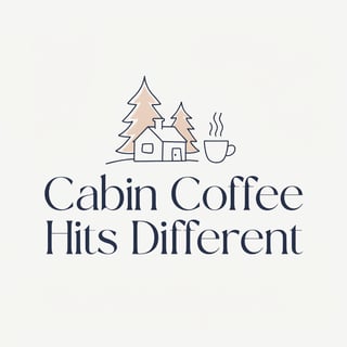 Minimalist Cabin Coffee Outdoor Design
