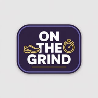 On The Grind Badge Design