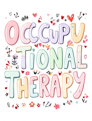 Playful Occupational Therapy Typography