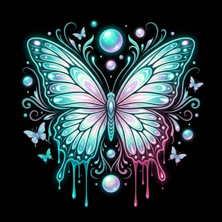 Fantasy Butterfly Digital Illustration