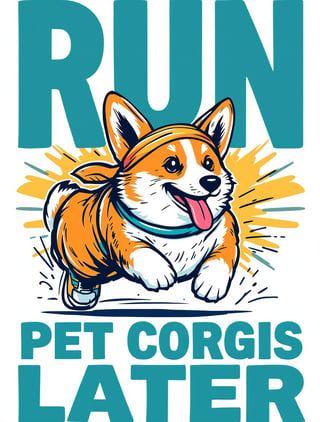 Energetic Corgi Sprint Design
