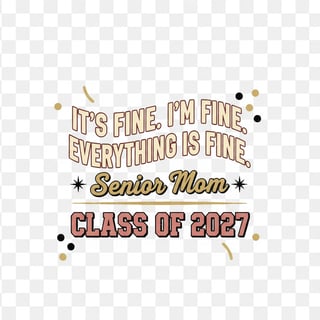 Senior Mom Retro Graduation Chest Print