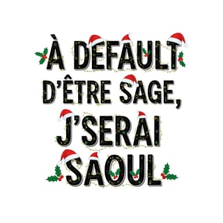 Festive Quote Design in French