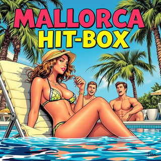 Mallorca Hit-Box Comic Art