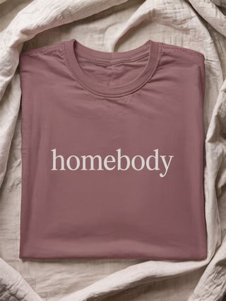 Minimal Homebody Shirt Design
