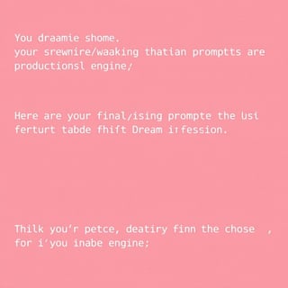 Production-Ready Dream AI Prompts