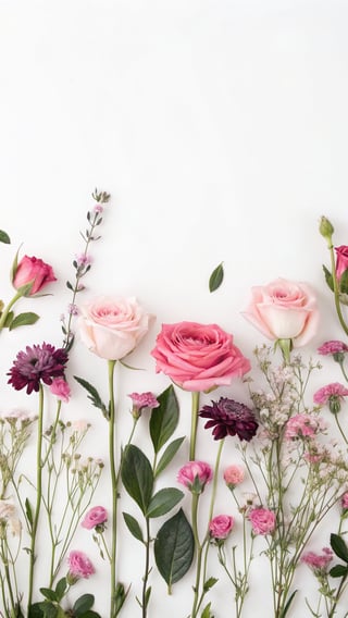 Vivid Wildflowers Illustration