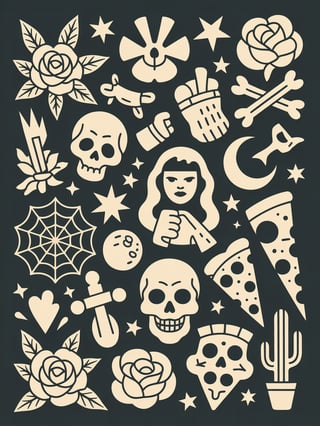 Eclectic Tattoo Flash Patterns