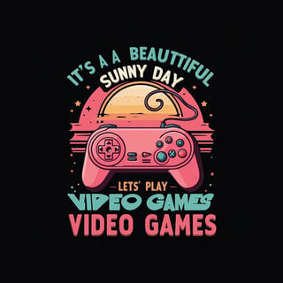 Retro Gaming Design with Pink Controller