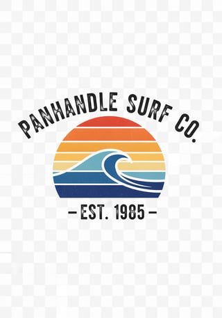 Panhandle Surf Co. Vintage Logo