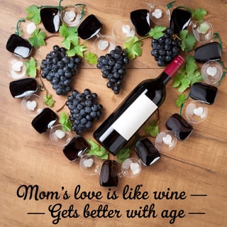 Heart-Shaped Wine Arrangement