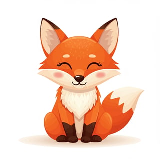 Cheerful Animated Fox