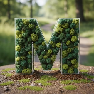 Sponge-Like Model Trees with Green Turf