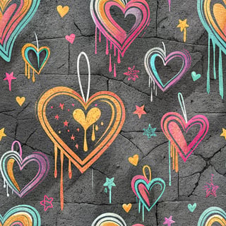 Graffiti Hearts Tumbler Design