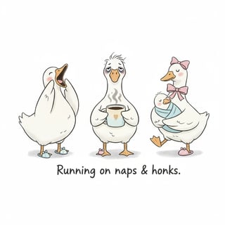 Funny New Mom Goose Design