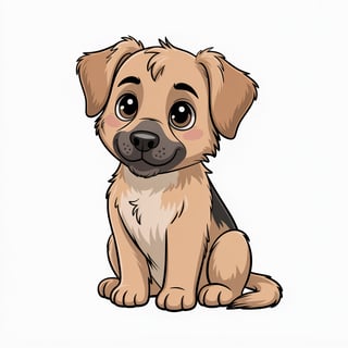 Cute Animated Nursery Art Dogs
