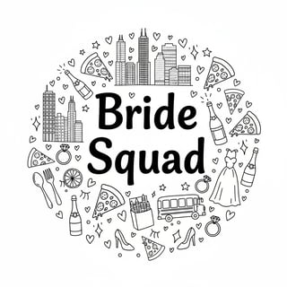 Bride Squad Chicago Bachelorette Design