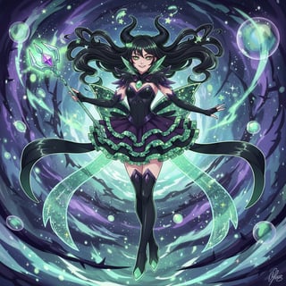 Anime Magical Girl Maleficent Outfit