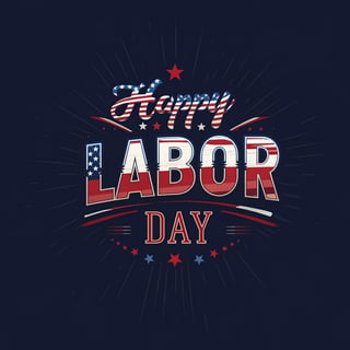Patriotic Labor Day Design