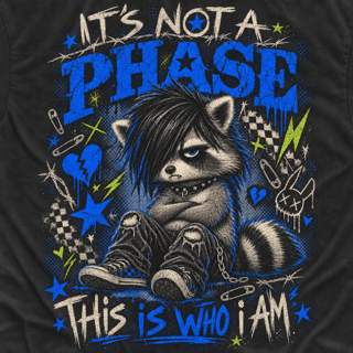 Emo Raccoon Vintage Band Tee