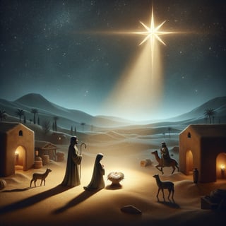 Minimalist Christmas Manger Design
