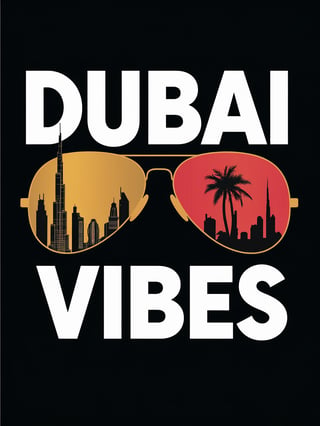 Dubai Vibes T-Shirt Design