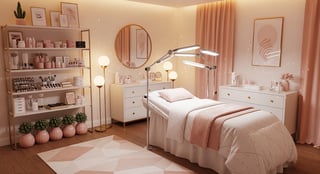 Aesthetic Lash Studio Interior Design