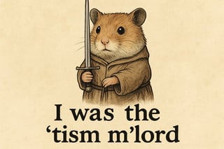 Hamster Warrior with Sword