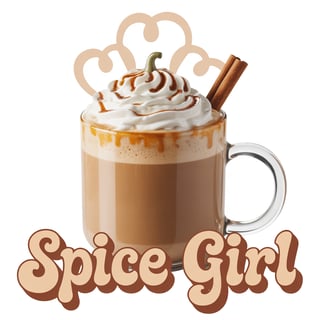 Pumpkin Spice Latte Mug Art