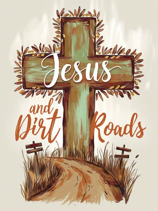 Rustic Christian Cross Art