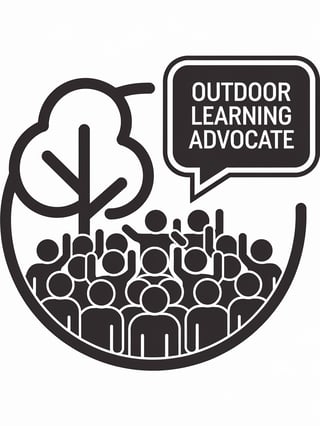 Outdoor Learning Advocate Icon Design
